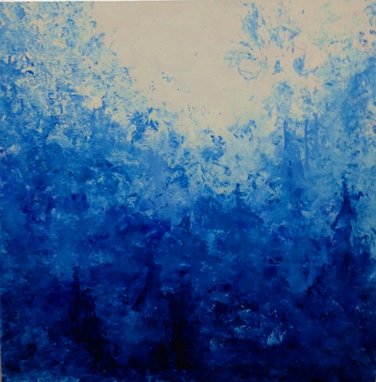 王宇 《澜系列》140×140cm 布面油画 2014
王宇 《澜系列》140×140cm 布面油画 2014