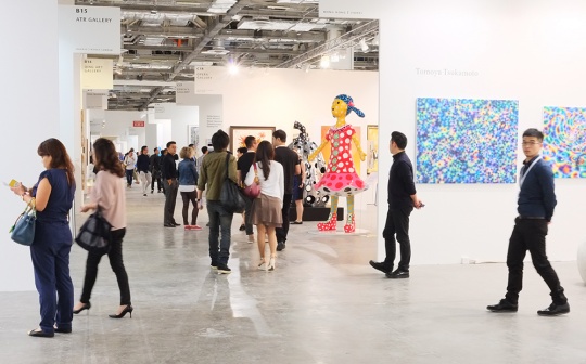 2016艺术登陆新加坡艺博会现场
