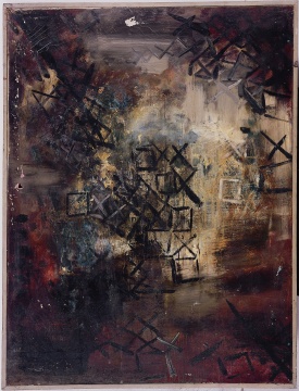 《破祭》 123 x 93 cm  布面油画   1985
