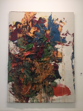 朱金石 《颜色飞行物》 300×220cm 布面油画 2007
