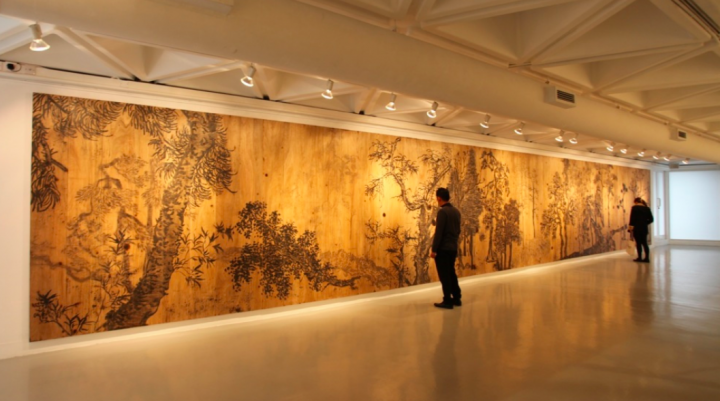 林东鹏2011年创作的作品《过去进行式》展出于香港艺术中心 ©林东鹏
