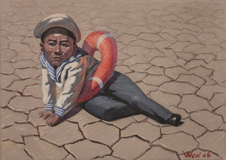 王兴伟 《小海军》 115.8×163cm 布面油画  2006
