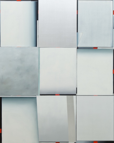 恩里科·巴赫《RWS1》195 x 155cm 布面油画，漆 2015
