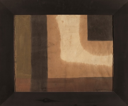 马可鲁《构成之二》64×80cm 布面油彩 1983
马可鲁《构成之二》64×80cm 布面油彩 1983