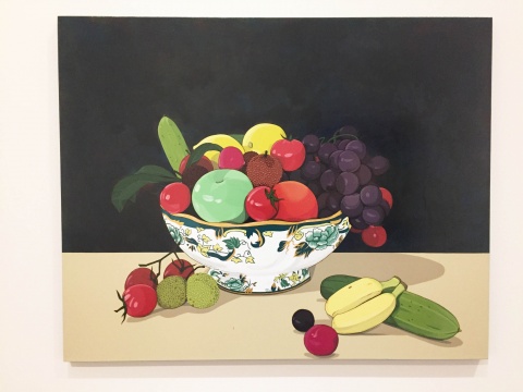 陈飞 《静物》80×100cm 亚麻布、丙烯 2016
陈飞 《静物》80×100cm 亚麻布、丙烯 2016
