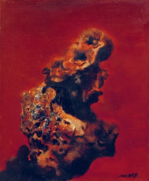 
Lot 54 周春芽 《太湖红石》 73×60.5cm 布面油画 1995

成交价：126万元

