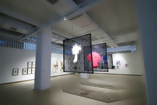大千当代艺术中心“女性力量：新维度”展览现场
