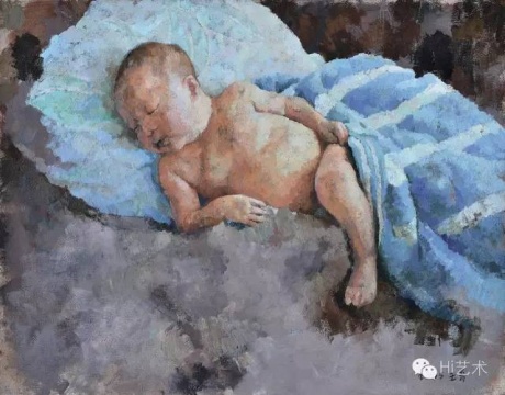 王音 《熟睡的婴儿》 140×180cm 布面油画 2005

成交价：115万元
