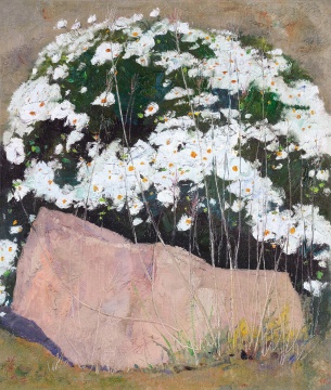 
吴冠中 《野菊花》 52.5×45cm 布面油画 1985

成交价：1610万元

