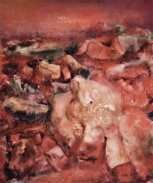 
周春芽 《红石系列》 72.5×60.8cm 布面油画 1995

成交价：172.5万元

