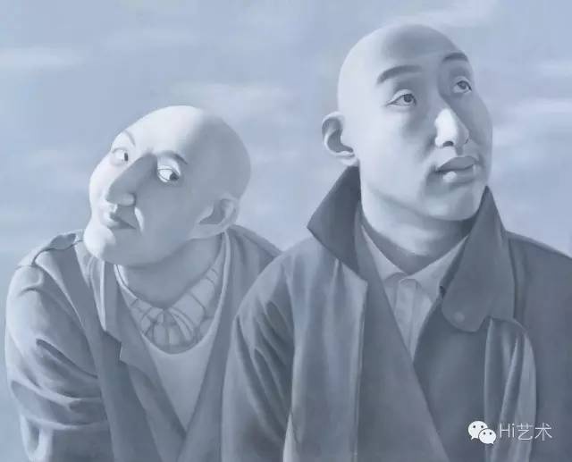 方力钧 《系列一之五》 81×100cm 布面油画 1990-1991

以1840万元成交于2016北京保利秋拍
