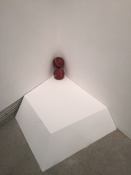 刘月《回声》 2005- 橡胶球，球体直径≈17cm
