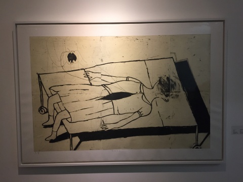 《失去》 100×150cm 蚀刻版画 2014
《失去》 100×150cm 蚀刻版画 2014