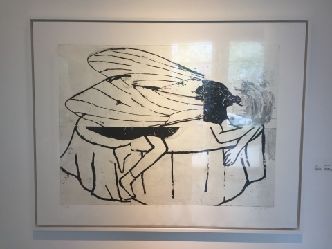 《卡夫卡》 100×125cm 蚀刻版画 2014
《卡夫卡》 100×125cm 蚀刻版画 2014
