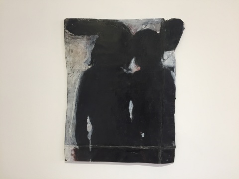 Jean-Charles Blais 《两个朋友》 42×34cm 海报上油画、铅笔 2016
Jean-Charles Blais 《两个朋友》 42×34cm 海报上油画、铅笔 2016