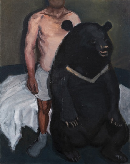 刘夏 《男人体和熊》 100×80cm 布面油画 2016

¥：45,000-55,000RMB

 

 

B14 诚品画廊

 
