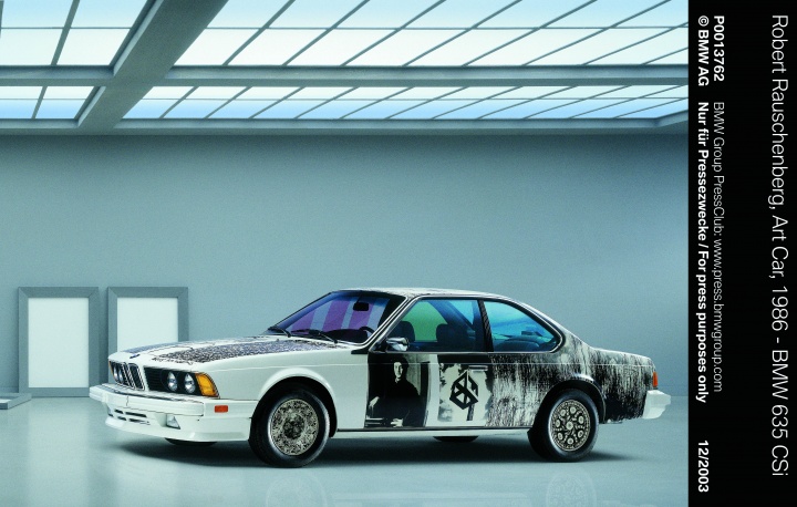 BMW Art Car Robert Rauschenberg
