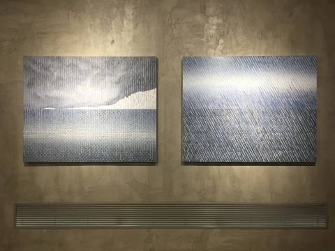《雨之三》 120×150cm 布面油画 2016

《雨之二》 120×150cm 布面油画 2016

