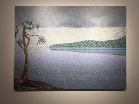 《雨之五》 120×150cm 布面油画 2017