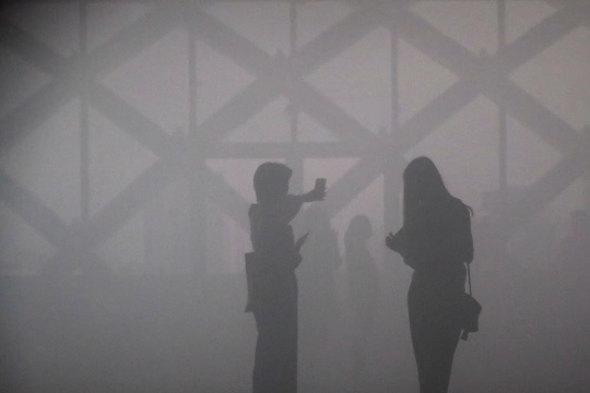 “生声不息：塞莱斯特·布谢-穆日诺”《雾》现场定制装置 混合媒介 2017
