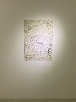 郑平平《野外三》100×63.2cm 纸本水墨 2016

