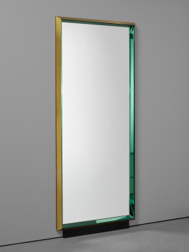 马克斯·英格兰 《稀有大型全身镜　型号 2274》199.5×80.3×7cm 玻璃镜面，上色玻璃镜，黄铜着色木 1960

估价：10万-15万港元
