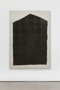 杨诘苍《诸侯瑹》310x235cm 墨、纱布、宣纸 1989-1990
