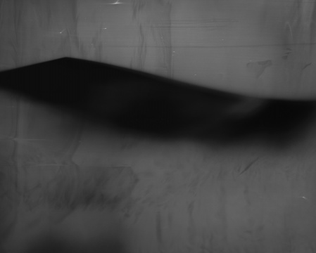 李俊《一个抽烟的女子. 公交车的蓝色座椅. 无人的剧场. 我坐在床上. 窗外发黑的楼道. 路边一个男人的肖像》，出自《记之暗面》系列，2017，艺术微喷（2013第五届三影堂摄影奖大奖获得者）

