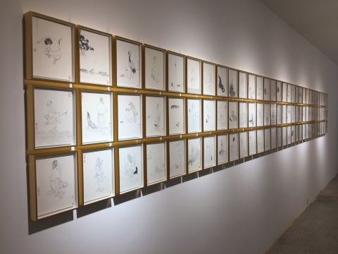 展览现场的小幅作品
展览现场的小幅作品