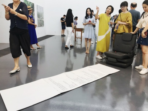 杨蕊在展览现场
