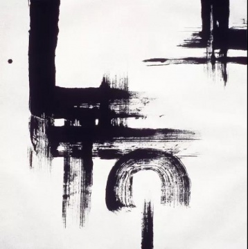《无题-作品71-84》宣纸、水墨 101x102cm 1984
