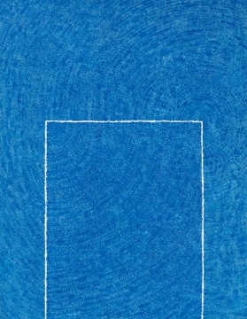 金焕基《寂静 5-IV-73 #310》 261 x 205cm 棉布油画 1973 （图片由Kukje Gallery提供）
