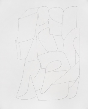 《水仙子》纸本素描 34×28cm 2018
