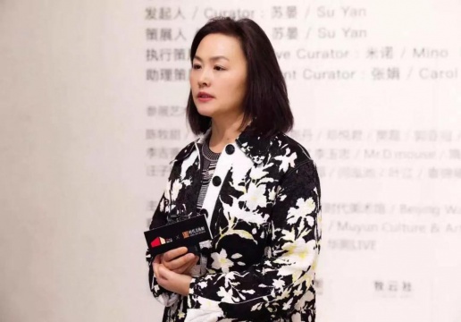 墙艺术创始人、墙报艺术家项目发起人苏晏致辞
墙艺术创始人、墙报艺术家项目发起人苏晏致辞