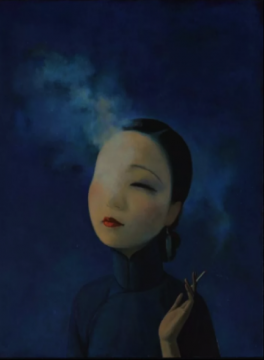 刘野 《神女》 布面丙烯 60x45cm 2018
刘野 《神女》 布面丙烯 60x45cm 2018