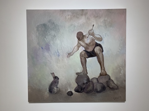 《开篇问题》 173×163cm 布面油画 2019
