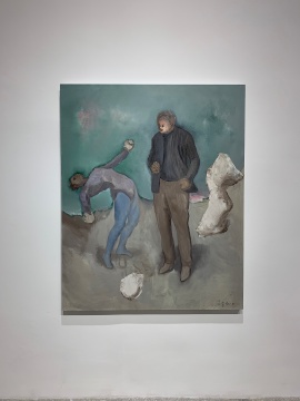 《单调与更糟糕的单调》 160×130cm 布面油画 2019
