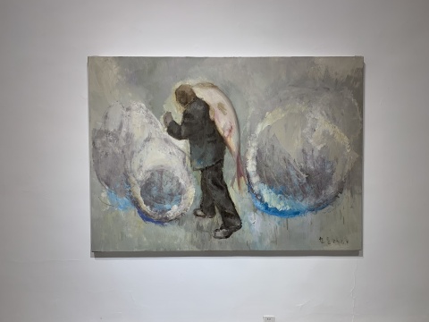 《绝句》 180×155cm   布面油画  2017