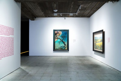 “中国风景：2019泰康收藏精品展”在798艺术区A07大楼展览现场
