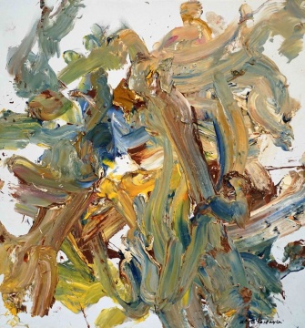王易罡《抽象作品a84》170×180cm 布面油画 2018
