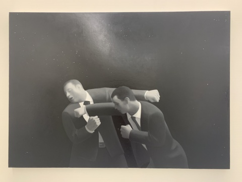 谭永勍 《战斗》 120×170cm 布面油画 2019
