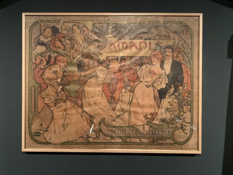 《情人》 彩色石版画 1895
文艺复兴剧院
