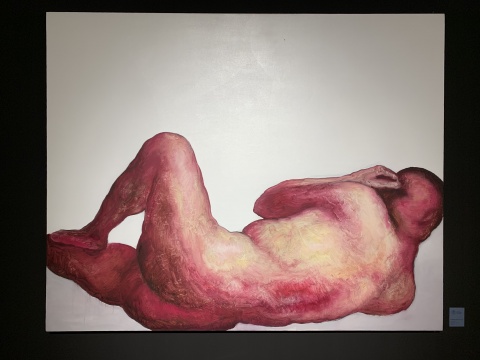 《蠕动的身体NO.1》 200×160cm 布面油画 2018-2019
