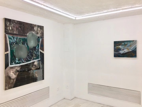 杨双庆，“温泉大道”展览现场
