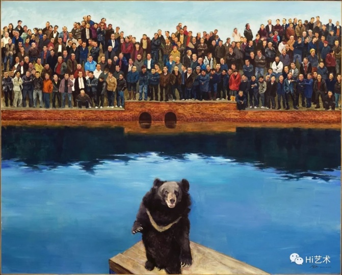 《狗熊》200×250cm 布面油画 2013

