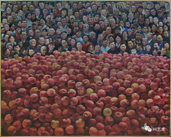 《苹果》200×250cm 布面油画 2017
