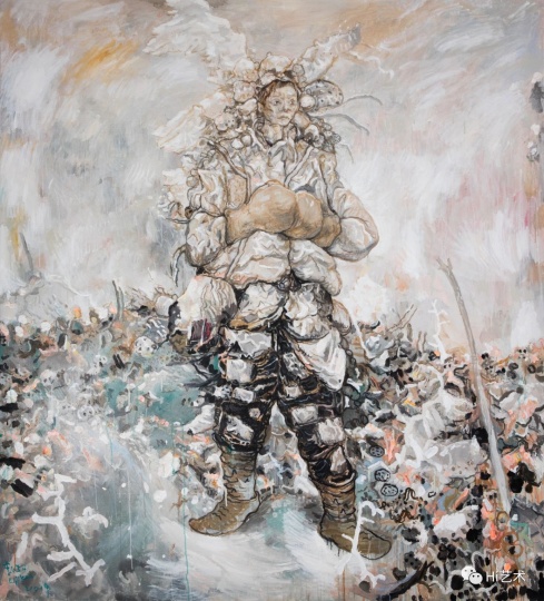 李继开《巨人》205.5×185.5cm 布面丙烯 2019
李继开《巨人》205.5×185.5cm 布面丙烯 2019
