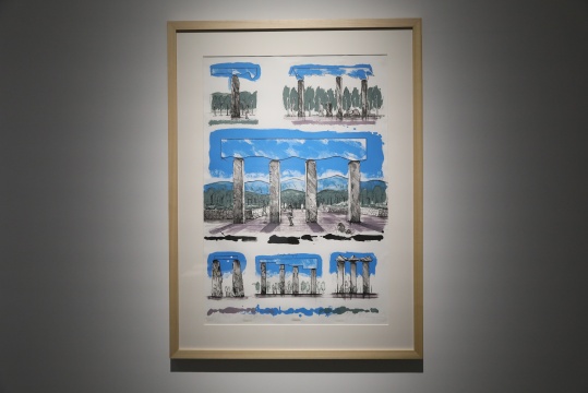 关根伸夫 《天空门项目》 90×62cm 紙、丙烯基板 1982
关根伸夫 《天空门项目》 90×62cm 紙、丙烯基板 1982