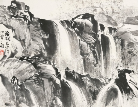 黎雄才
（1910 – 2001）
鼎湖山飞水潭
立轴 水墨纸本
35.5 x 47 cm
无底价

