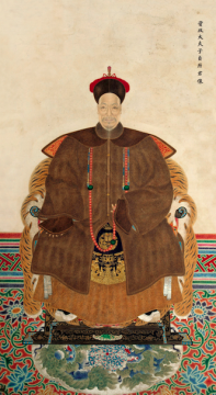 《何绍基画像》 141.8x77.5cm 纸本设色 清中晚期  湖南省博物馆藏
